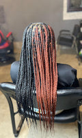 Brads & kinky twist & Pixies